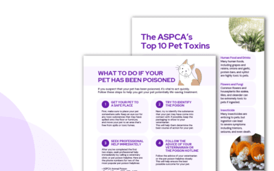 Poison Prevention Month Client Handouts