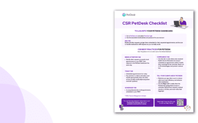 CSR Best Practice Workflow for PetDesk