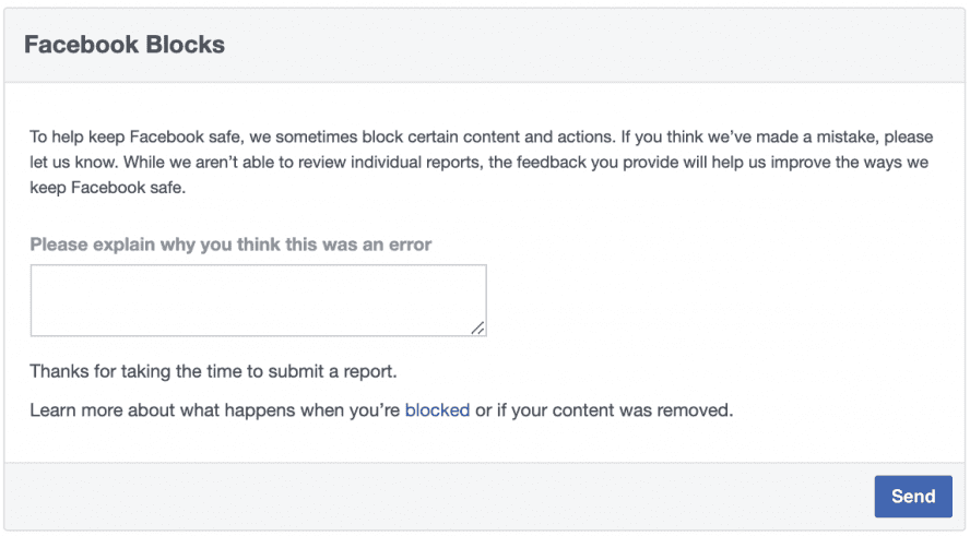 Facebook-Blocks Facebook Blocks