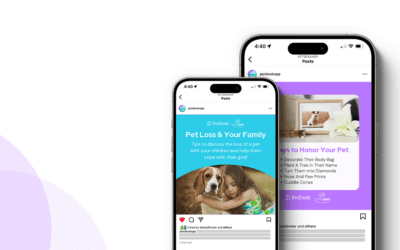 Pet Loss & Grief Social Posts in Collaboration with EUTHABAG