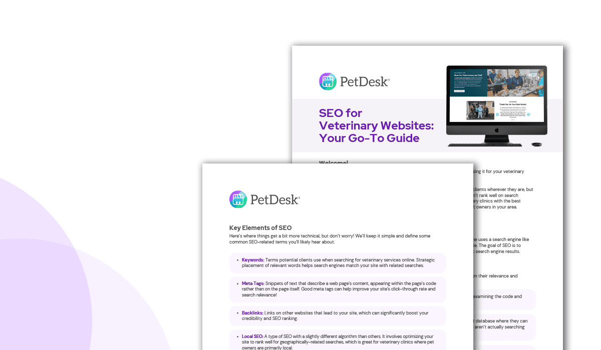 PetDesk_SEO Checklist_LP Feature Image SEO for Veterinary Hospitals: Your Go-To Guide