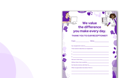 Veterinary Receptionist Appreciation Day Cards