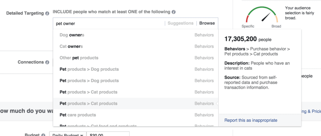 cat-facebook-pet-marketing-1024x436 Example of a Facebook marketing dashboard for cat products