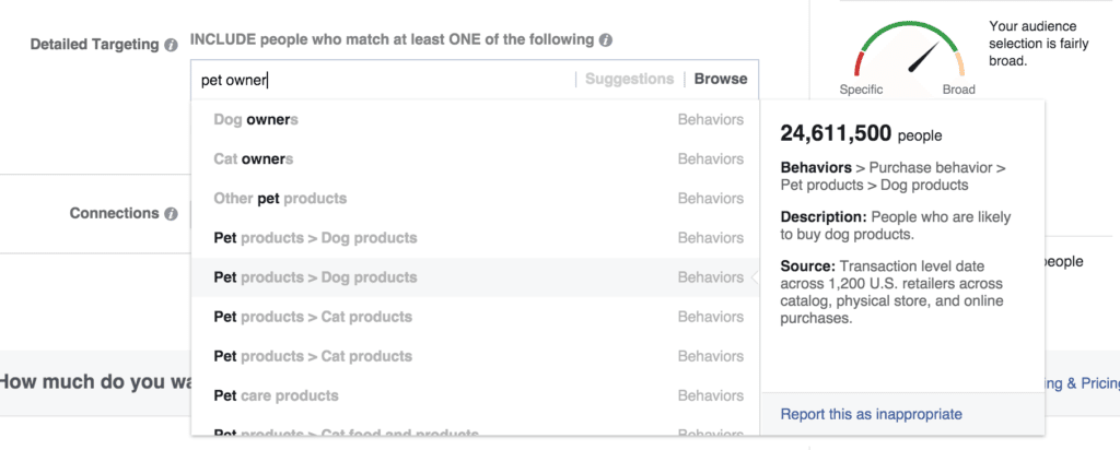 dog-facebook-pet-marketing-1024x412 Example of a Facebook marketing dashboard for dog products