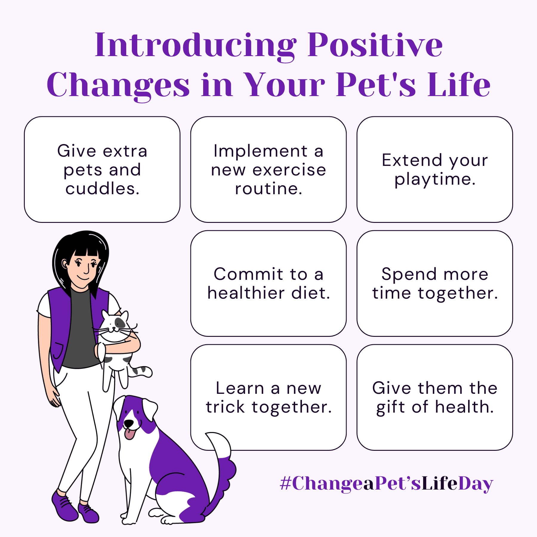 Change a Pet's Life Day Social Post