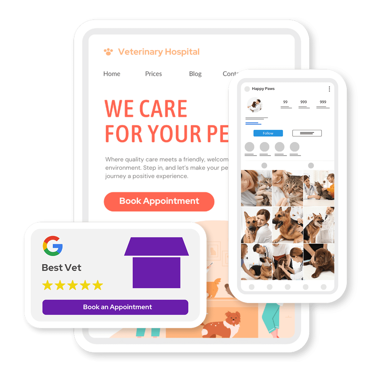 PetDesk Marketing Mockup