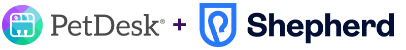 PetDesk + Shepherd PetDesk and Shepherd Logos