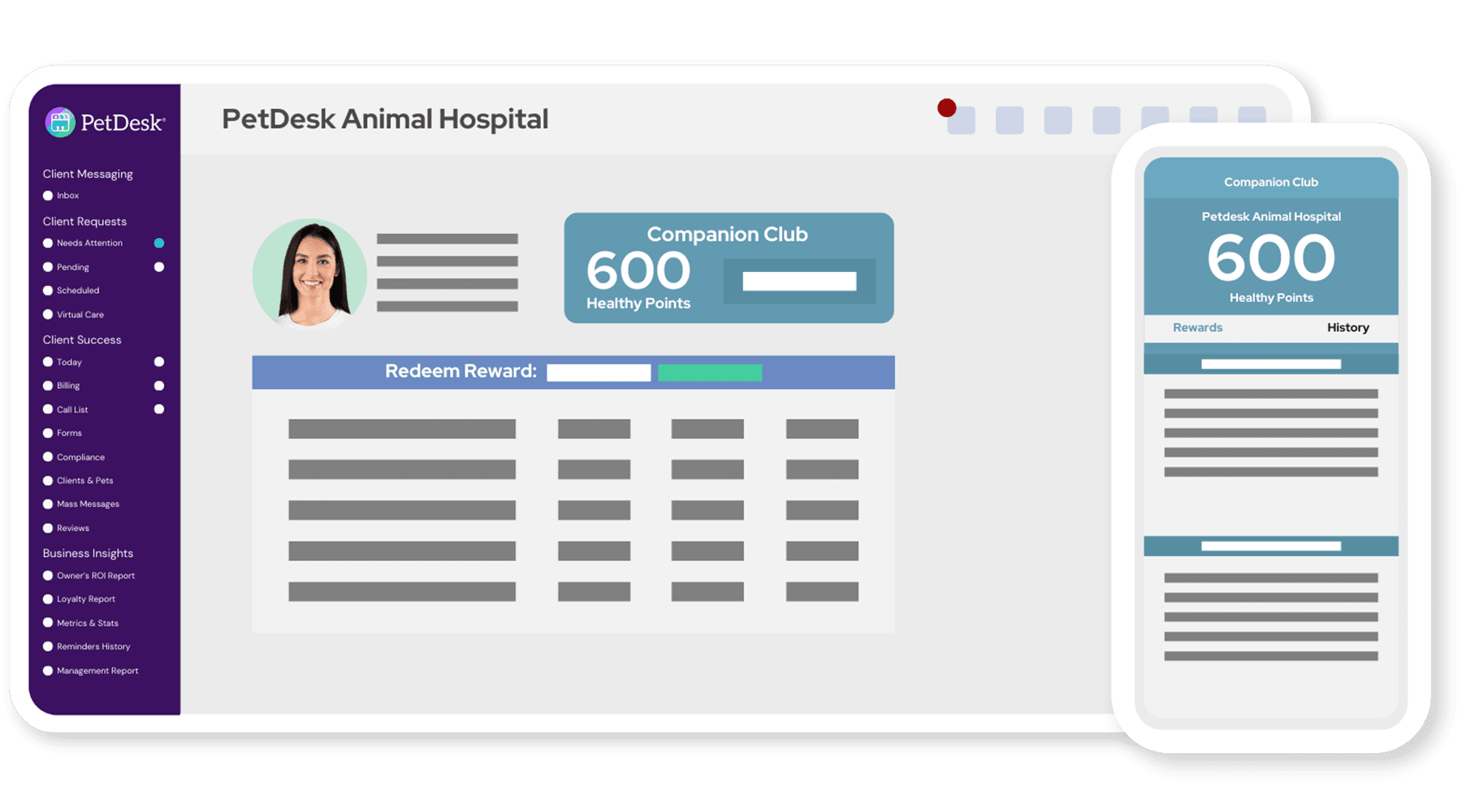 PetDesk_Customized Veterinary Loyalty Program_Mockup_new Customized Veterinary Loyalty Program
