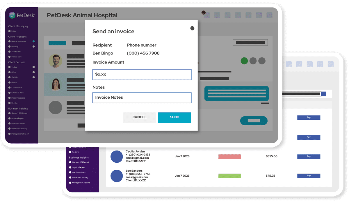 PetDesk_Veterinary Payment Software_Mockup_new Veterinary Payment Software