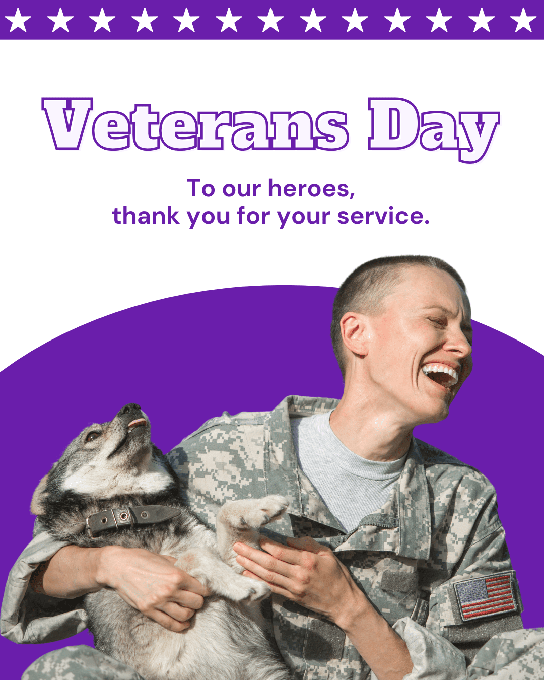 10 Veterans Day Social Graphic